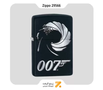 فندک بنزینی زیپو طرح جمیزباند مدل 29566-Zippo Lighter 29566 218 JAMES BOND