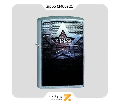 فندک بنزینی زیپو طرح ستاره مدل سی آی 400921-Zippo Lighter 207 CI400921 ZIPPO STAR