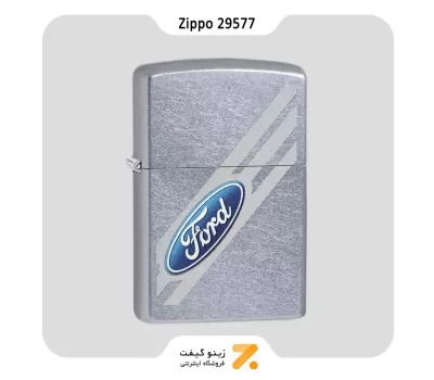 فندک بنزینی زیپو طرح فورد مدل 29577-Zippo Lighter ​29577 207 FORD