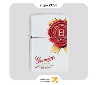 فندک بنزینی زیپو طرح لوگو جیم بیم مدل 29780-Zippo Lighter ​29780 214 JIM BEAM