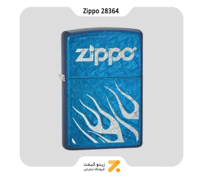 فندک بنزینی زیپو طرح لوگو زیپو مدل 28364-Zippo Lighter ​28364 28341 ZIPPO LOGOS