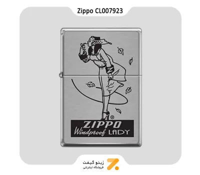 فندک بنزینی زیپو طرح لیدی مدل سی ال 007932-Zippo Lighter ​260 CL007932 PLANTEA WINDY ZIPPO L