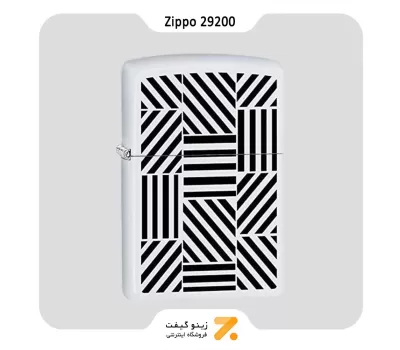 فندک بنزینی زیپو طرح هاشور مشکی مدل Zippo Lighter 29200 214 ABSTRACT