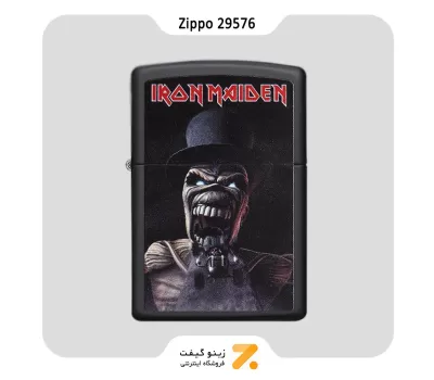 فندک بنزینی زیپو طرح گروه آيرون ميدن مدل 29576-Zippo Lighter ​29576 218 IRON MAIDEN
