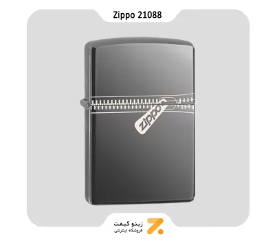 فندک بنزینی زیپو مدل 21088 طرح زیپ-Zippo Lighter 21088 150 ZIPPED