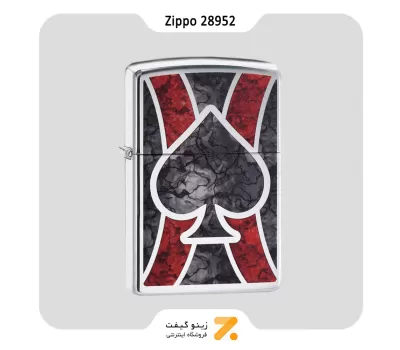 فندک بنزینی زیپو مدل 28952 طرح آس پیک-​Zippo Lighter 28952 250 ACE