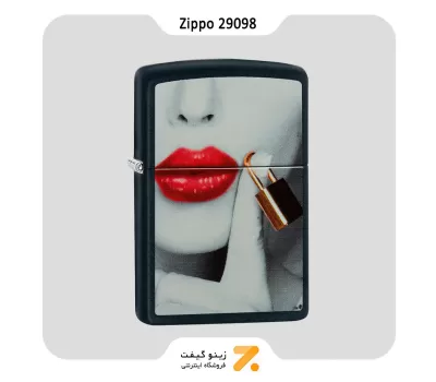 فندک بنزینی زیپو مدل 29089 طرح لب و کلید-Zippo Lighter 29089 LOCKED LIPS