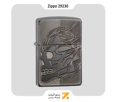 فندک بنزینی زیپو مدل 29230 طرح جمجمه-Zippo Lighter 29230 24095 SKULL
