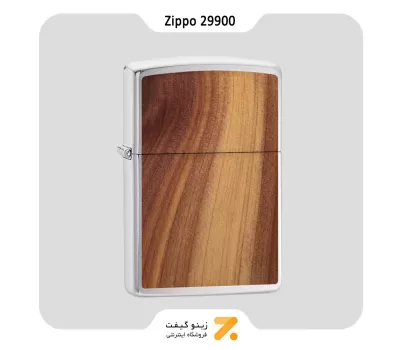 فندک بنزینی زیپو مدل 29900 طرح با روکش چوب طبیعی-Zippo Lighter 29900 200 WOODCHUCK CEDAR