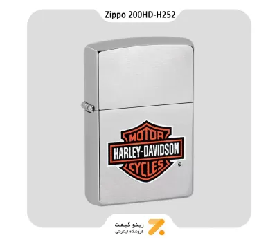 فندک بنزینی زیپو هارلی دیویدسون مدل 200 اچ دی-​Zippo Lighter 200​HD H252 HARLEY DVDSON LOGO
