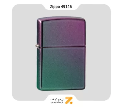 فندک بنزینی زیپو هفت رنگ مات مدل 49146-​Zippo Lighter 49146 REG IRIDESCENT MATTE