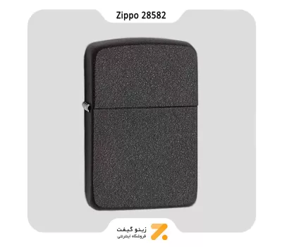 فندک زیپو آسفالتی مدل 28582-Zippo Lighter 28582 1941 BLACK CRACKLE
