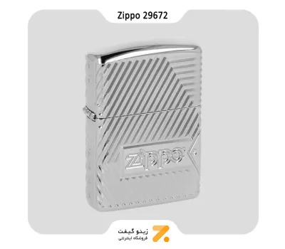 فندک زیپو اصل ZIPPO BOLTS DESIGN کد 29672-Zippo Lighter 29672 167 ZIPPO BOLTS DESIGN