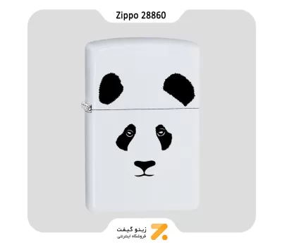 فندک زیپو سفید طرح پاندا مدل 28860-​​Zippo Lighter 28860 214 PANDA