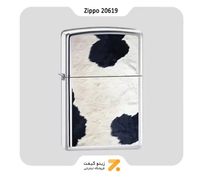 فندک زیپو طرح برجسته پوست گاو هلشتاین مدل 20619-​Zippo Lighter 20619 Holy Holstein