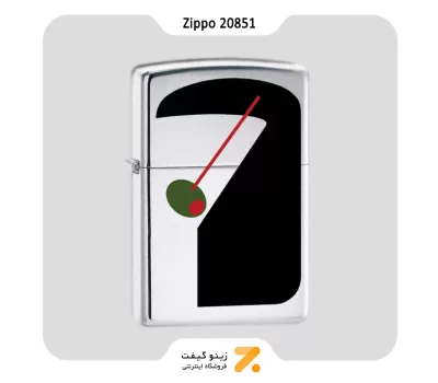 فندک زیپو طرح ساعت کوکتل مدل 20851-​Zippo Lighter 20851 Cocktail Hour