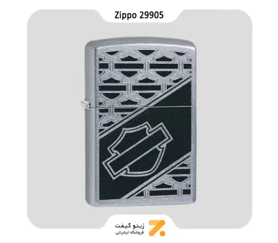 فندک زیپو طرح لوگو هارلی دیویدسون مدل 29905-​Zippo Lighter 29905 207 HARLEY DAVIDSON