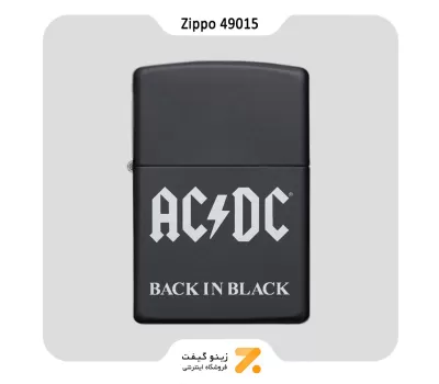 فندک زیپو طرح لوگو گروه ای سی دی سی مدل 49015-Zippo Lighter 49015 218 ACDC