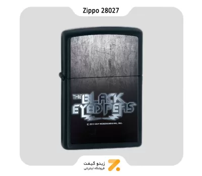 فندک زیپو طرح لوگو گروه بلک آید پیز مدل 28027-Zippo Lighter 28027 218-BLACK EYED PEAS 28027