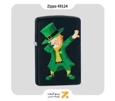 فندک زیپو طرح لپرکان مدل 49124-Zippo Lighter ​49124 218 DABBING LEPRECHAUN DES
