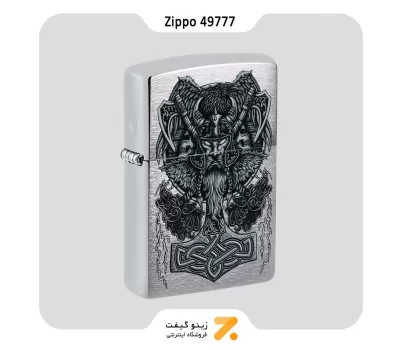 فندک زیپو طرح وایکینگ مدل 49777-Zippo Lighter 49777 200 VIKING DESIGN
