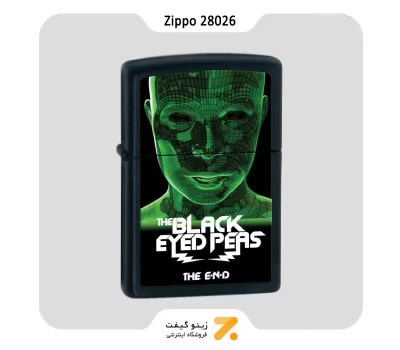 فندک زیپو طرح گروه بلک آید پیز مدل 28026-Zippo Lighter 28026 218-BLACK EYED PEAS 28026