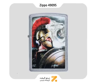 فندک زیپو طرح گلادیاتور مدل 49095-​Zippo Lighter 49095 207 MAZZI