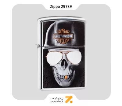 فندک زیپو مدل 29739 طرح هارلی دیویدسون-​​Zippo Lighter 29739 250 HARLEY DAVIDSON