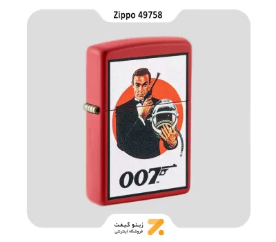 فندک زیپو مدل 49758 طرح جیمزباند-​Zippo Lighter 49758 233 BOND BT ALL