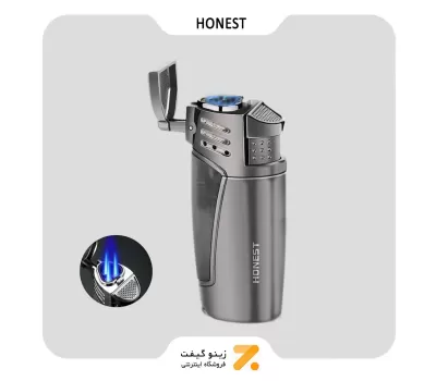فندک سه شعله گازی هانست honest triple jet lighter