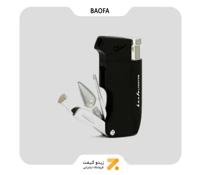 فندک پیپ بائوفا به همراه سه ابزار پیپ-​Baofa Pipe Lighter
