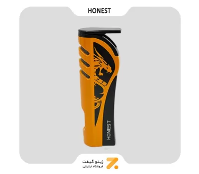 فندک گازی زرد هانست مدل 2201-65-​Honest Lighter SN-LIHN-2201-65