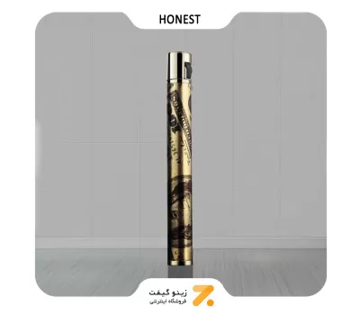 فندک گازی طلایی هانست مدل مدادی-Honest Lighter SN-LIHN-2201-46