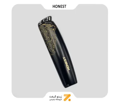 فندک گازی مشکی هانست مدل 2201-37-​Honest Lighter SN-LIHN-2201-37