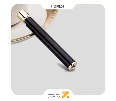 فندک گازی مشکی هانست مدل مدادی-Honest Lighter SN-LIHN-2201-43