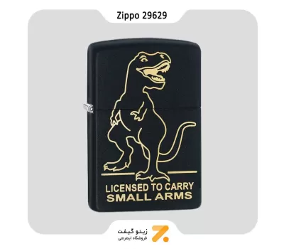 ​Zippo Lighter 29629 ​LICENSED TO CARRY DESIGN فندک بنزینی زیپو مشکی مدل 29629