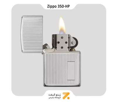 350-HP  فندک بنزینی زیپو مدل-Zippo Lighter 350-HP CHROMEENGINE TURNED