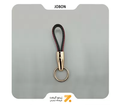 جاکلیدی جوبون با روکش چرم قرمز و مشکی-KEY HOLDER HONEST SN-KCHN-2201-20