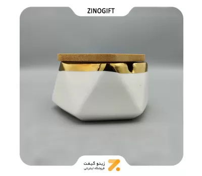 زیر سیگاری سرامیکی مدل شش ضلعی-Ceramica​ Ashtray Hexagon Shaped