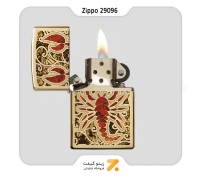 فندک-بنزینی-زیپو-طلایی-مدل-29096-طرح-عقرب-Zippo-Lighter-29096-254B-SCORPION-SHELL-