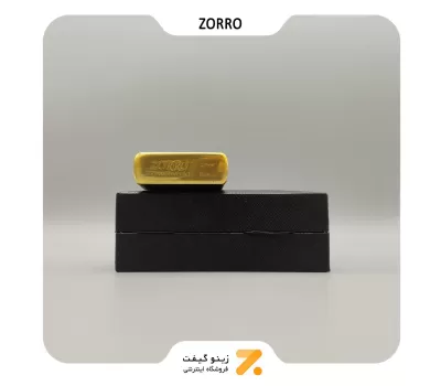 فندک بنزینی زورو صدفی طرح مشبک مدل 2202-43-​Zorro Lighter SN-LIZO-2202-43