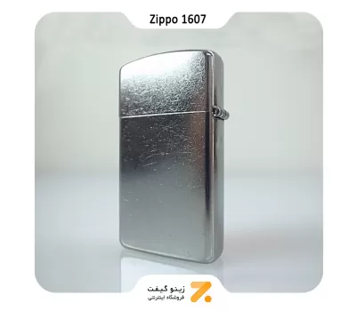 فندک بنزینی زیپو اسلیم مدل 1607-​Zippo Lighter 1607-SLIM STREET CHROME