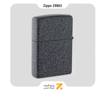 فندک بنزینی زیپو تلفیق طرح گرگ و اسکلت مدل 29863-Zippo Lighter ​29863 211 WOLF SKULL FEATHER DESI