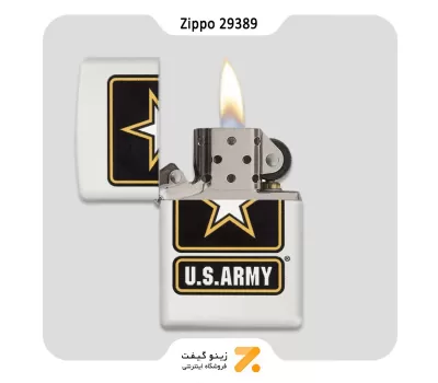 فندک بنزینی زیپو طرح ارتش امریکا مدل 29389-Zippo Lighter 29389 214 US ARMY