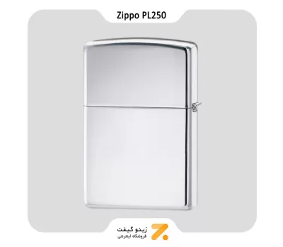 فندک بنزینی زیپو طرح برجسته اسکلت و پنتاگرام مدل پی ال 250-Zippo Lighter ​PL250 SKULL PENTAGRAMM