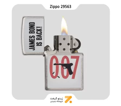 فندک بنزینی زیپو طرح جمیزباند مدل 29563-Zippo Lighter 29563 200 JAMES BOND