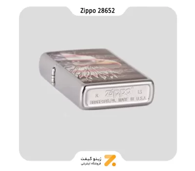 فندک بنزینی زیپو طرح عقاب و پرچم امریکا مدل 28652-​Zippo Lighter 28652 200 EAGLE FLAG