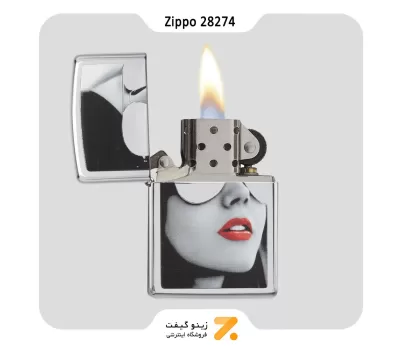 فندک بنزینی زیپو طرح عینک دودی مدل 28274-Zippo Lighter 28274-000009 250 BS SUNGLASSES