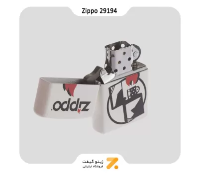 فندک بنزینی زیپو طرح فندک و لوگو زیپو مدل 29194-Zippo Lighter 29194 214 ZIPPO