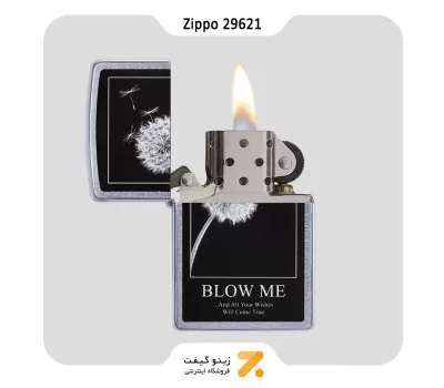 فندک بنزینی زیپو طرح قاصدک مدل 29621-​Zippo Lighter 29621 207 WISHES